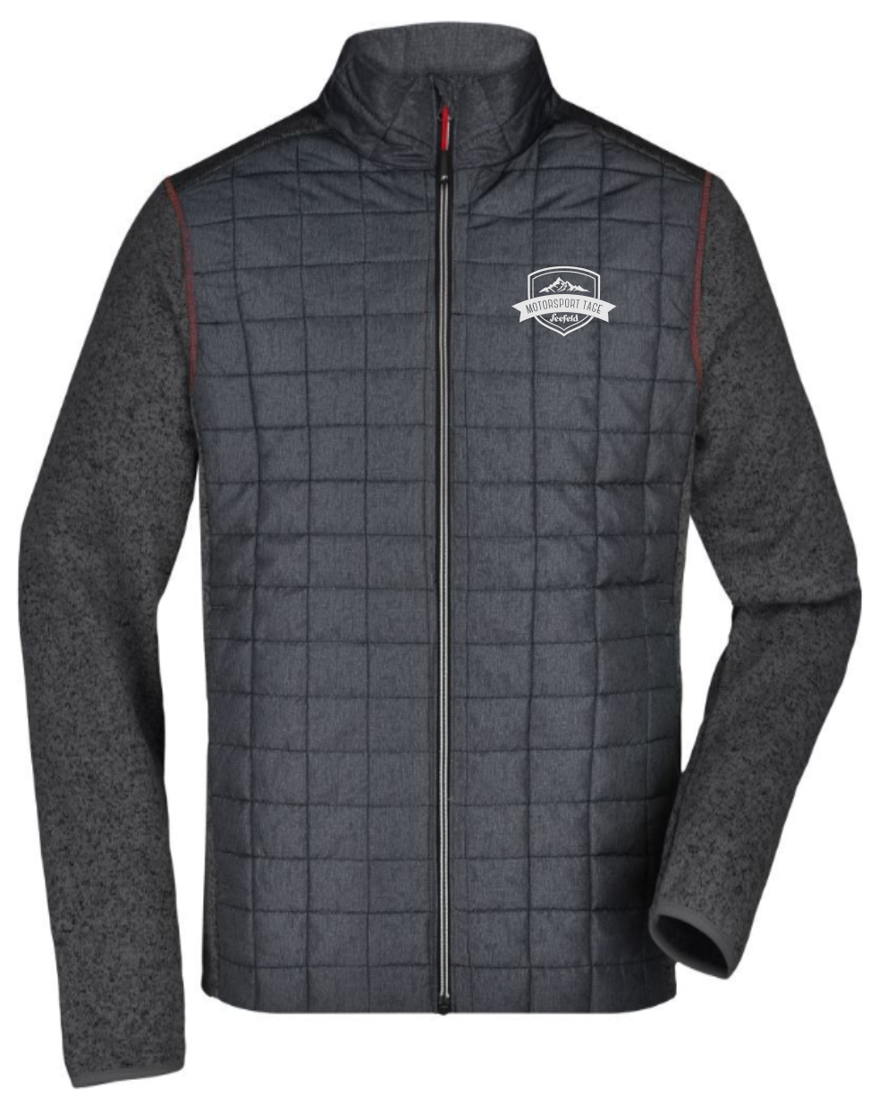 Herren Strick Hybrid Jacke